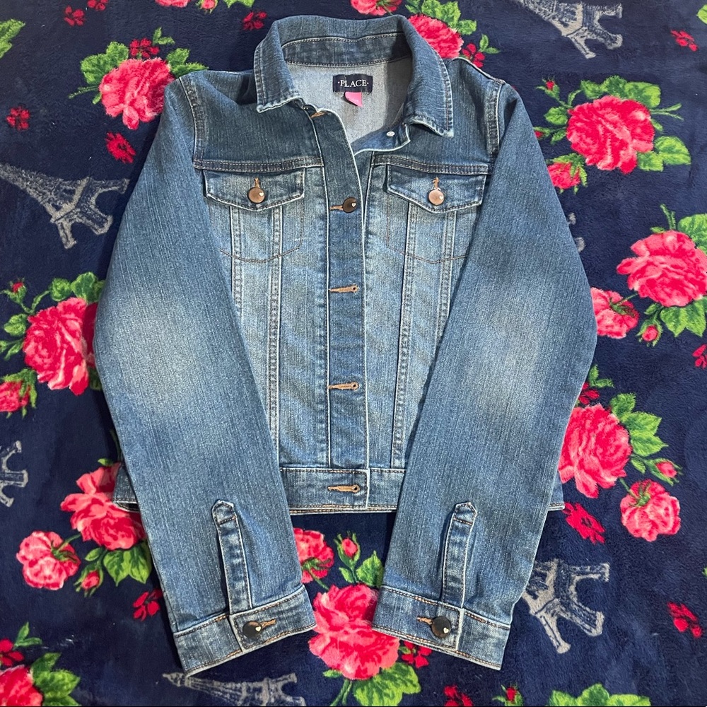 The Children’s Place, denim jacket, size XL-14